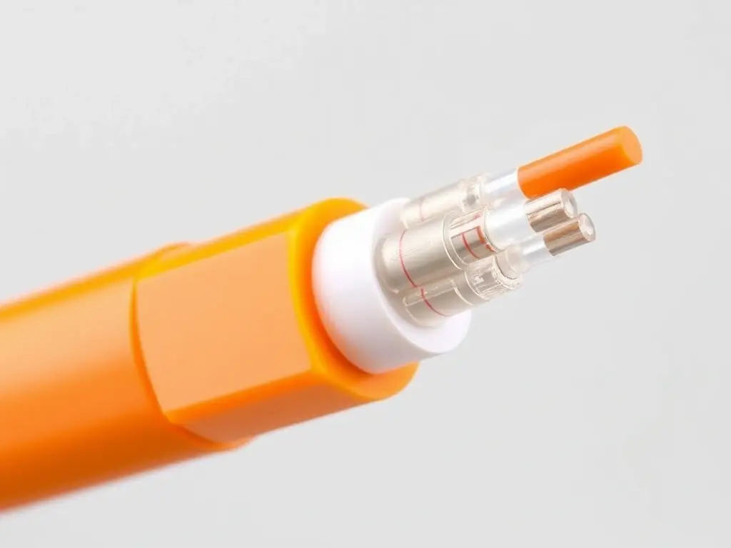 A comparison graphic illustrating the core size difference between single mode and multi mode fiber, visually emphasizing their distinct characteristics and applications in network infrastructure.