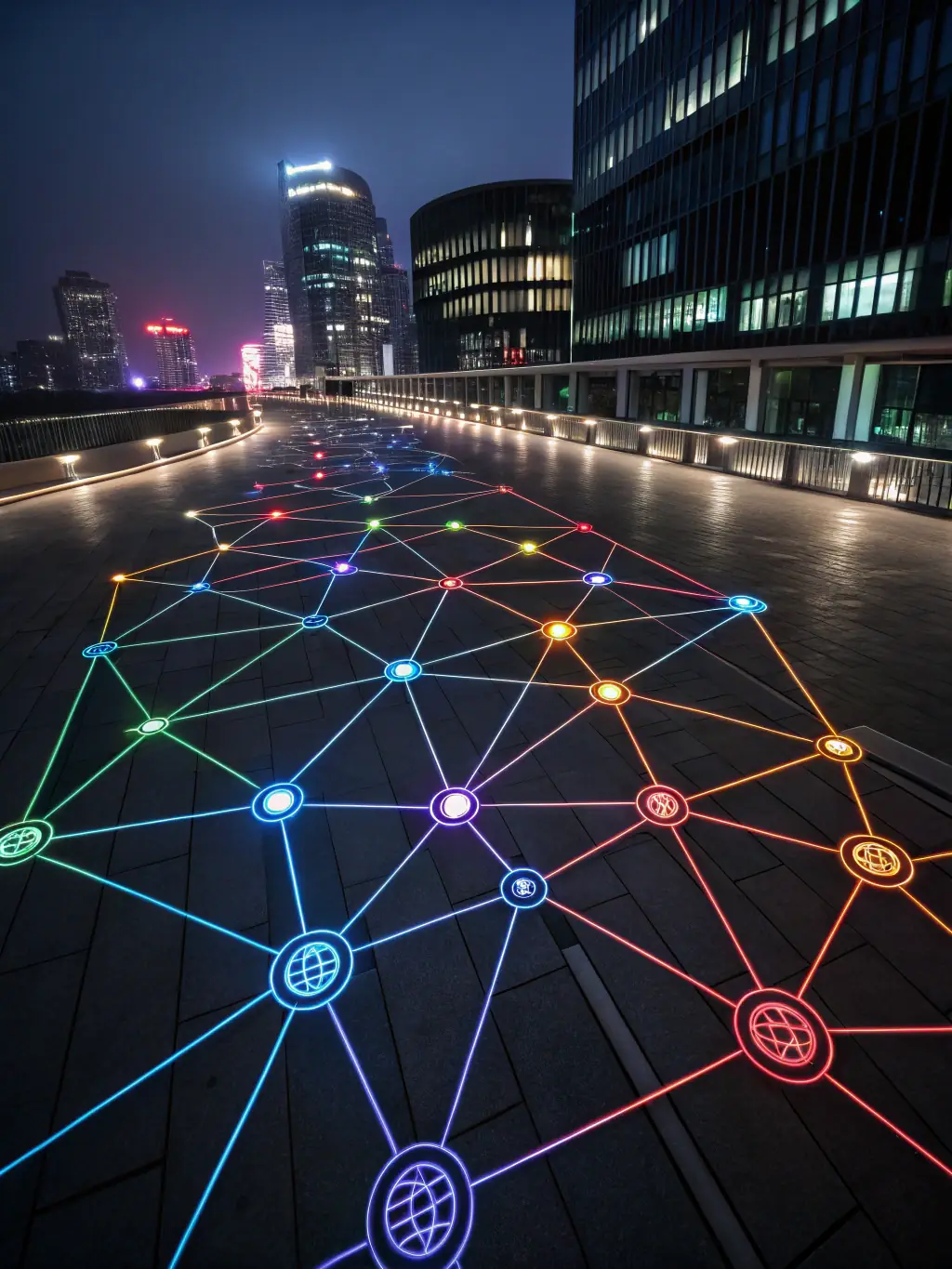 A visual representation of a fiber optic network expanding and scaling, illustrating the future-proof nature of Atlanta Fiber Optic's installations.